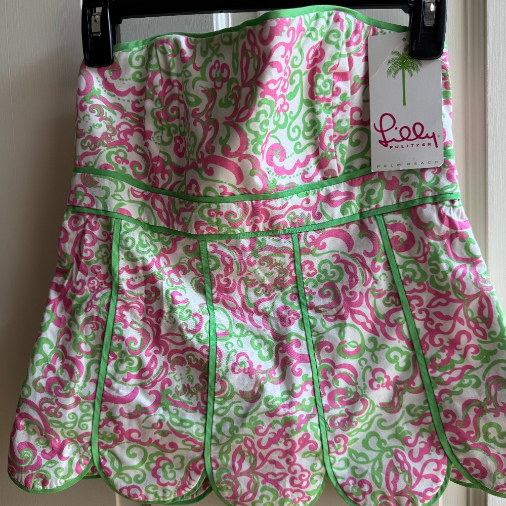 Lilly Pulitzer, Bustier Top, sz 6